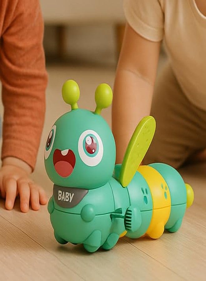 NVF Toys Baby Caterpillar Educational Wind-Up Toy, Multi-Color, Interactive Mechanical Crawler for Kids (1 PCS) - Image 1